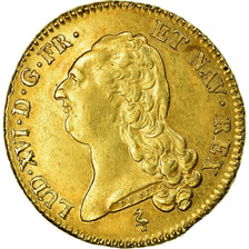 Moneda, Francia, Louis XVI, Double louis d'or à la tête nue, 2 Louis D'or