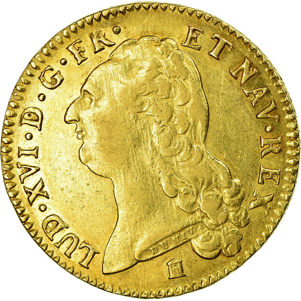 Münze, Frankreich, Louis XVI, Double louis d'or à la tête nue, 2 Louis D'or