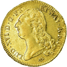 Moneta, Francia, Louis XVI, Double louis d'or à la tête nue, 2 Louis D'or