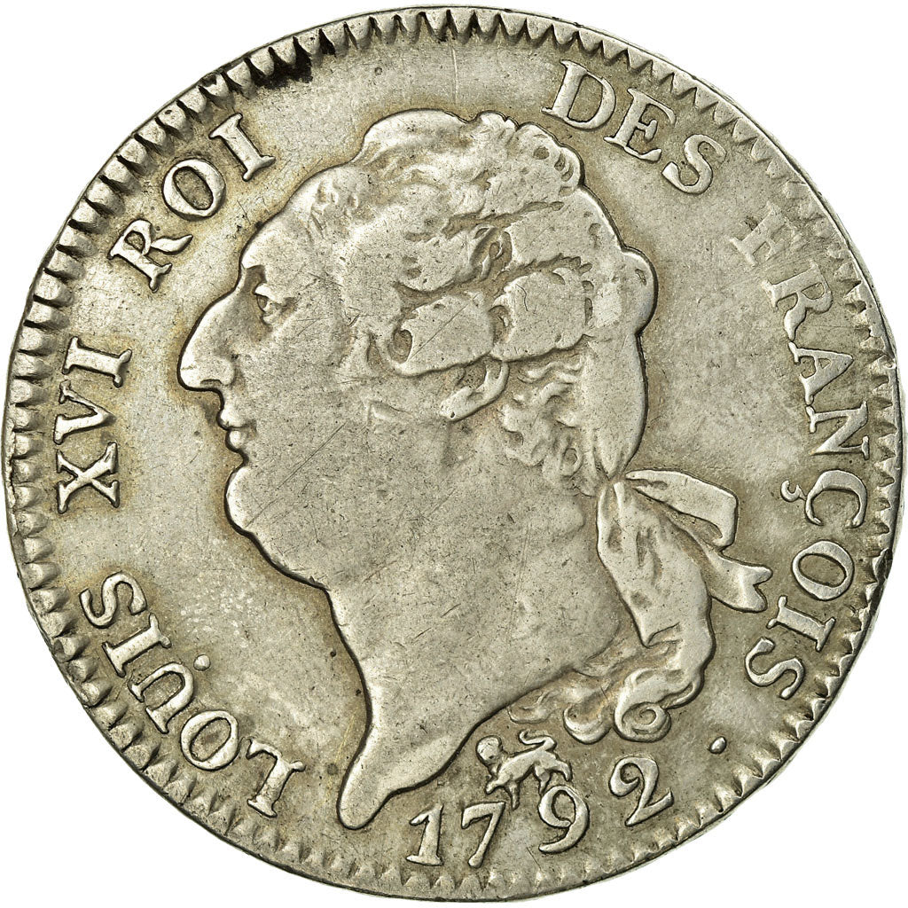 Coin, France, Louis XVI, Écu de 6 livres françois, ECU, 6 Livres, 1792, Paris