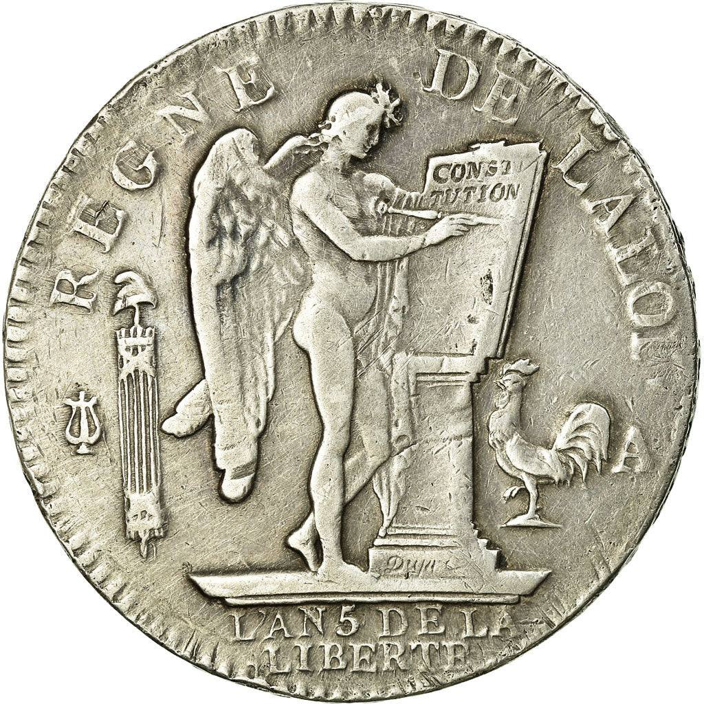 Coin, France, Louis XVI, Écu de 6 livres françois, ECU, 6 Livres, 1793, Paris