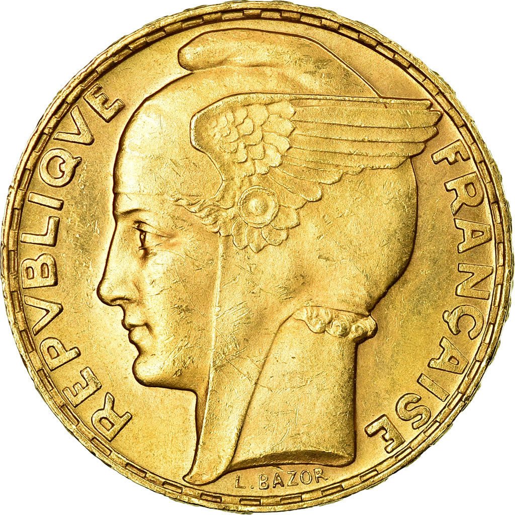 Coin, France, Bazor, 100 Francs, 1935, Paris, MS(63), Gold, KM:880