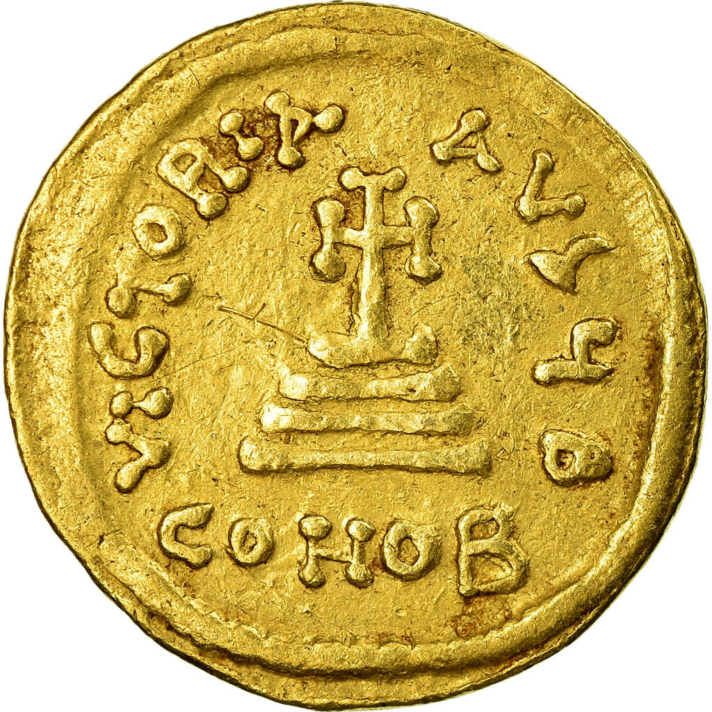 Moneda, Heraclius, Solidus, Constantinople, MBC, Oro, Sear:749