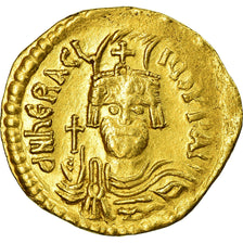 Moeda, Heraclius, Solidus, 610-613, Constantinople, EF(40-45), Dourado