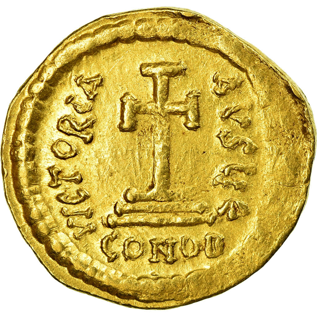 Moeda, Heraclius, Solidus, 610-613, Constantinople, EF(40-45), Dourado