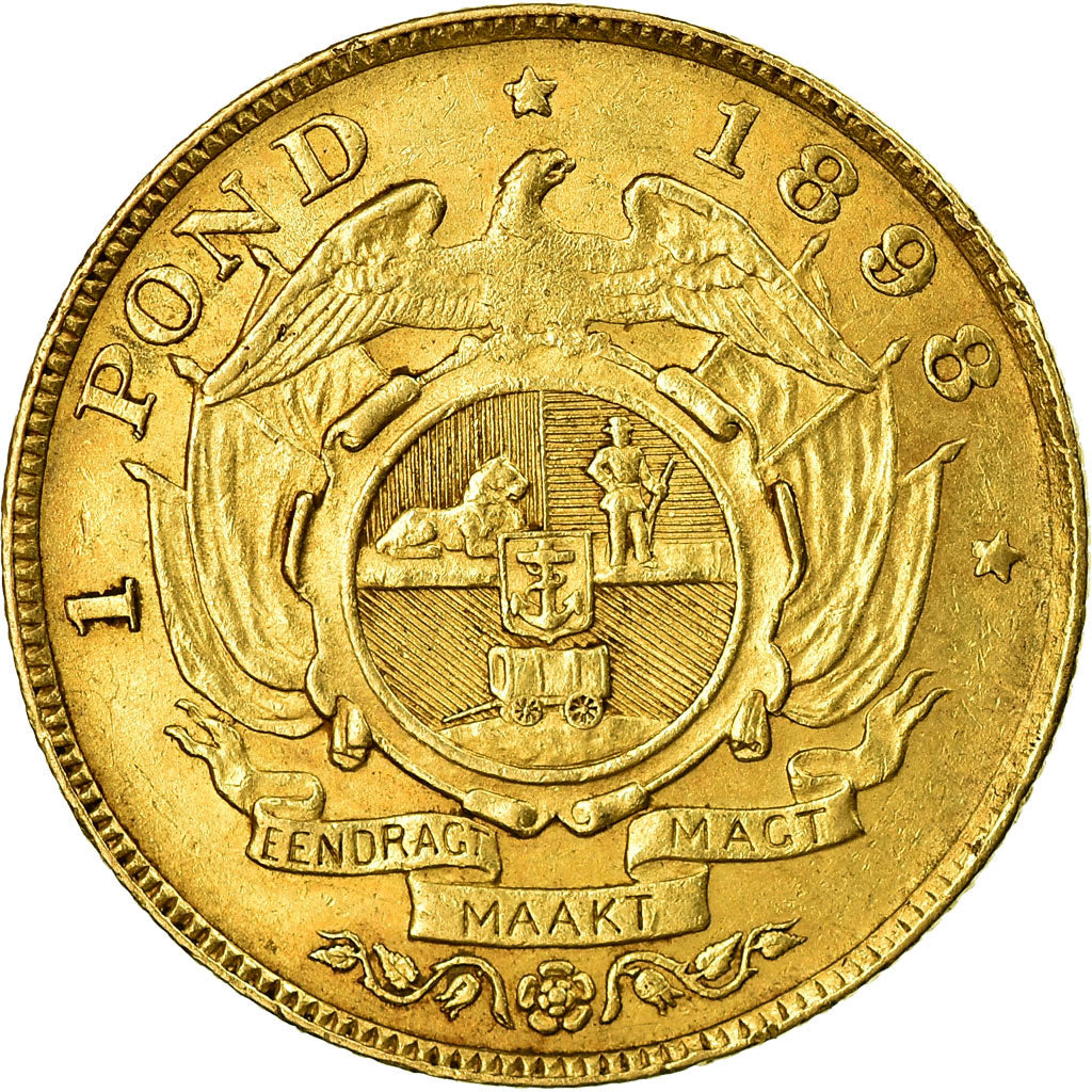 Monnaie, Afrique du Sud, Pond, Een, 1898, TTB, Or, KM:10.2