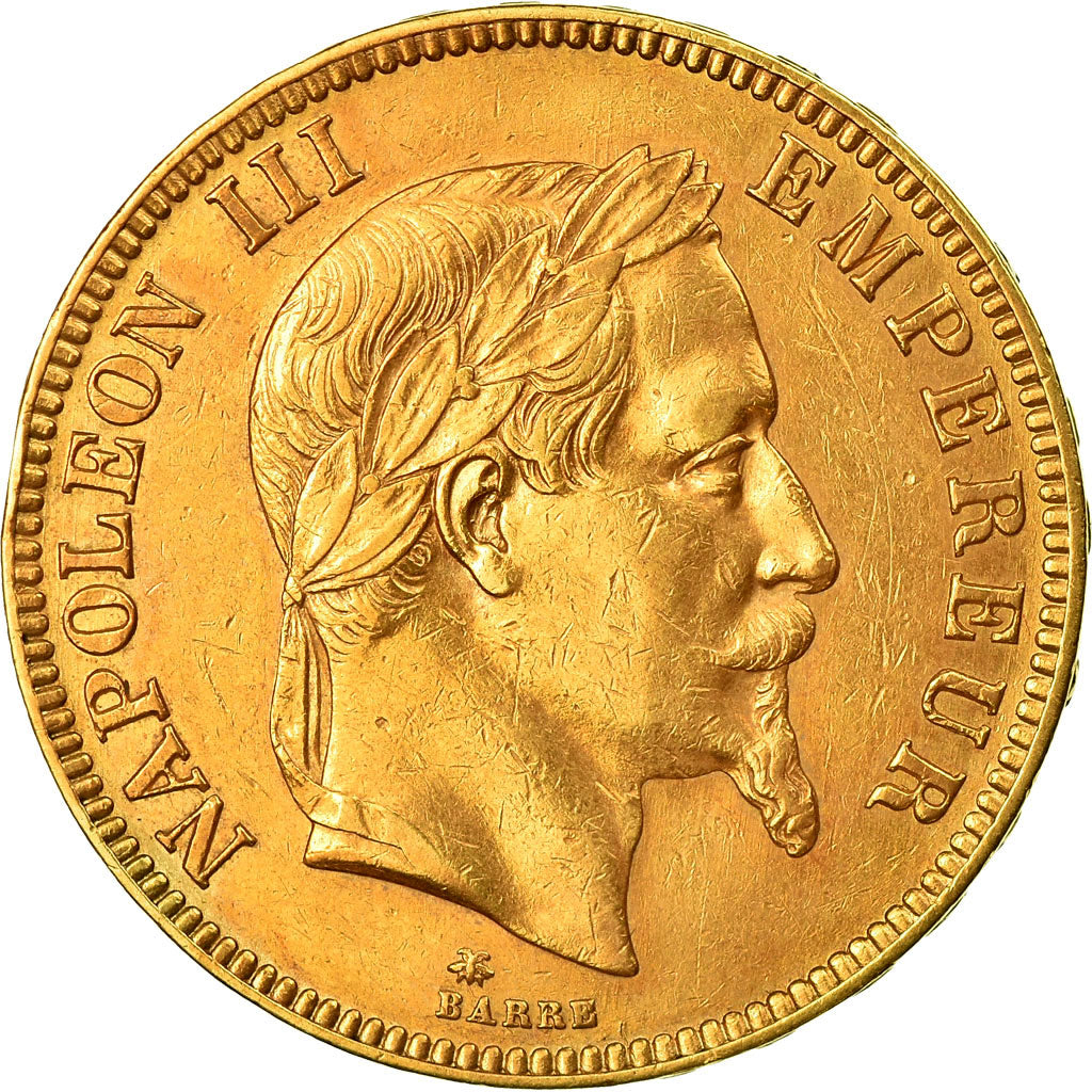 Moeda, França, Napoleon III, Napoléon III, 100 Francs, 1869, Paris, EF(40-45)