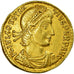 Coin, Constantius II, Solidus, Thessalonica, AU(55-58), Gold, RIC:150