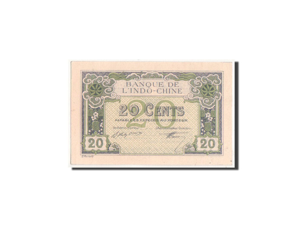 Indochina, 20 Cents, 1919 (1920), Essai, Chaix, KM:45