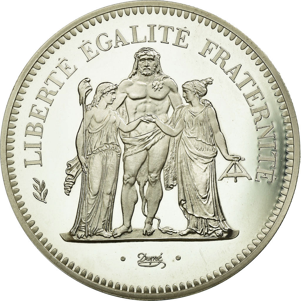 Monnaie, France, Hercule, 50 Francs, 1977, Piéfort, SUP+, Argent, KM:P590