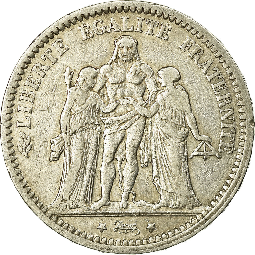 Coin, France, Hercule, 5 Francs, 1870, Paris, EF(40-45), Silver, KM:820.1