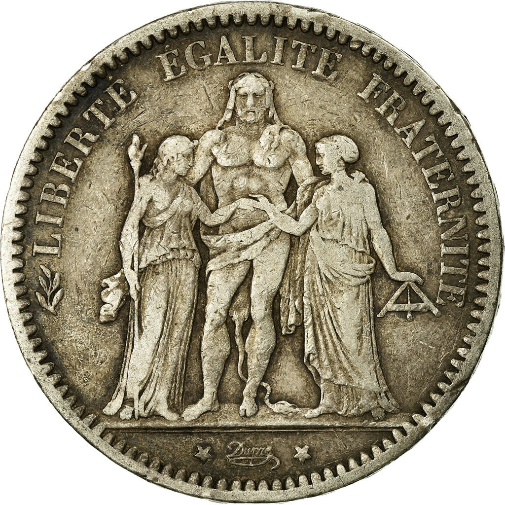 Monnaie, France, Hercule, 5 Francs, 1872, Paris, TB+,KM 820.1, Gadoury:745a