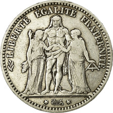 Monnaie, France, Hercule, 5 Francs, 1878, Bordeaux, TB, Argent, Gadoury:745a