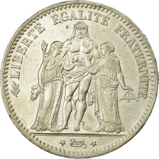 Münze, Frankreich, Hercule, 5 Francs, 1878, Bordeaux, SS, Silber, KM:820.2