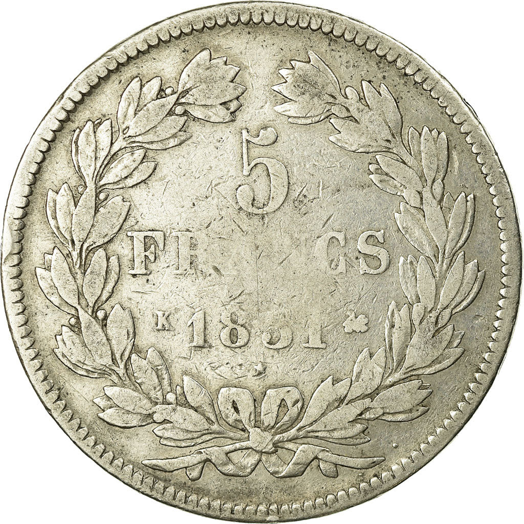 Münze, Frankreich, Louis-Philippe, 5 Francs, 1831, Bordeaux, HYBRIDE, S