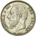 Coin, Belgium, Leopold II, 5 Francs, 5 Frank, 1866, EF(40-45), Silver, KM:24
