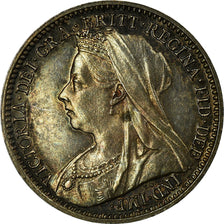 Coin, Great Britain, Victoria, 3 Pence, 1900, MS(63), Silver, KM:777
