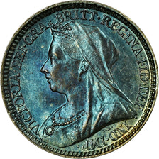 Coin, Great Britain, Victoria, 2 Pence, 1895, MS(63), Silver, KM:776