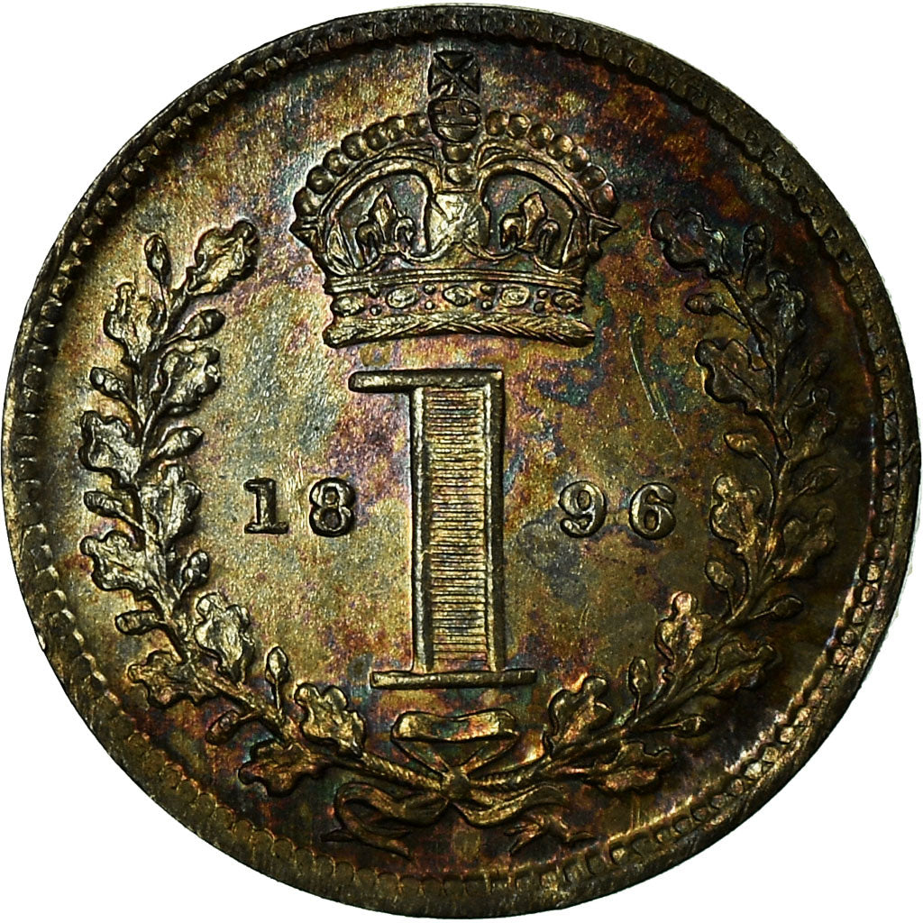 Coin, Great Britain, Victoria, Penny, 1896, MS(63), Silver, KM:775
