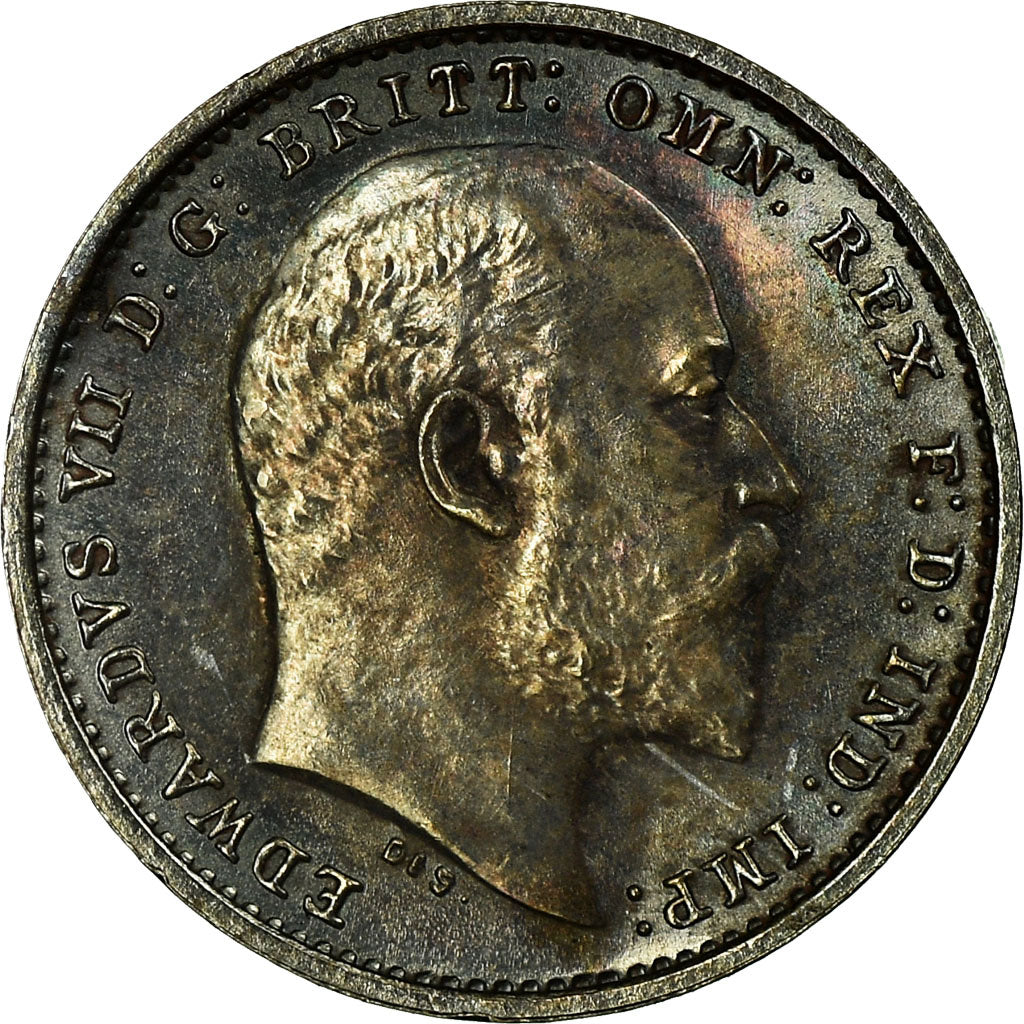 Coin, Great Britain, Edward VII, 2 Pence, 1905, MS(63), Silver, KM:796