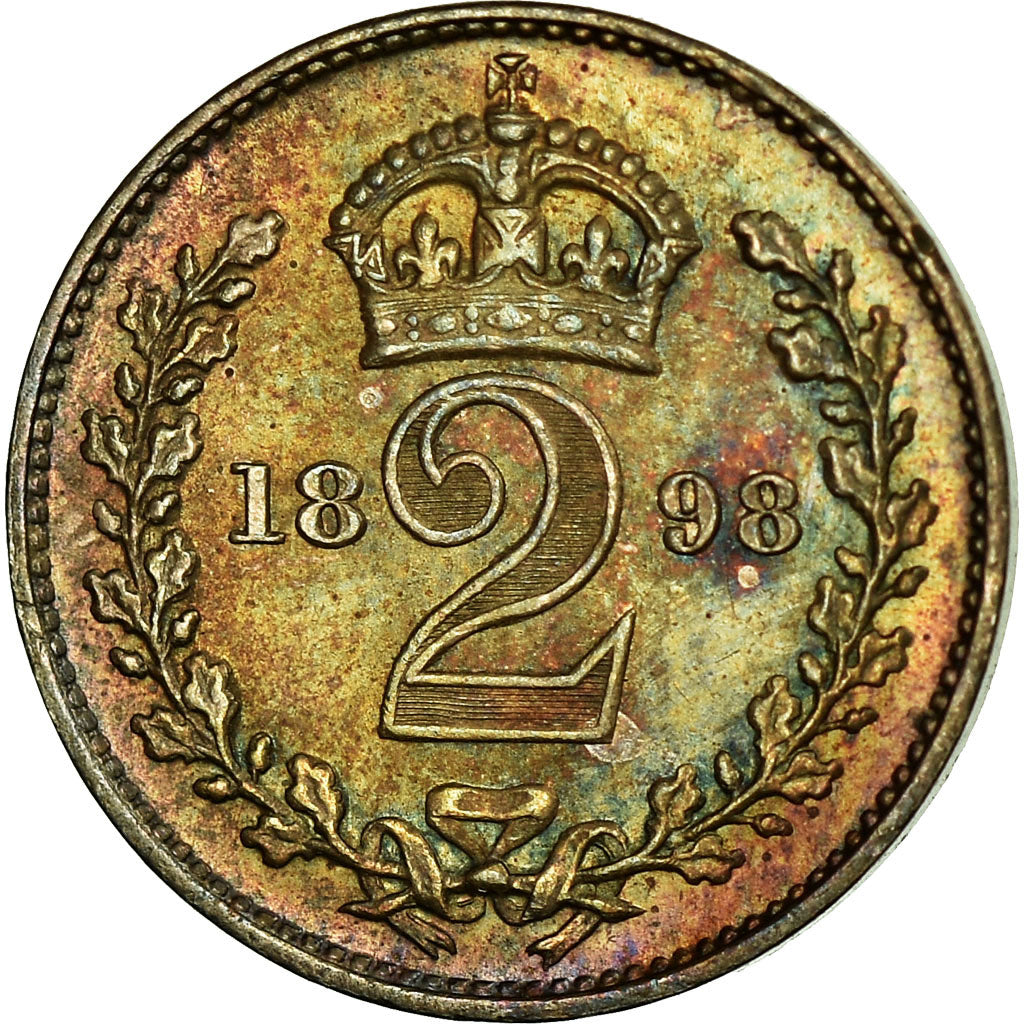 Münze, Großbritannien, Victoria, 2 Pence, 1898, UNZ, Silber, KM:776