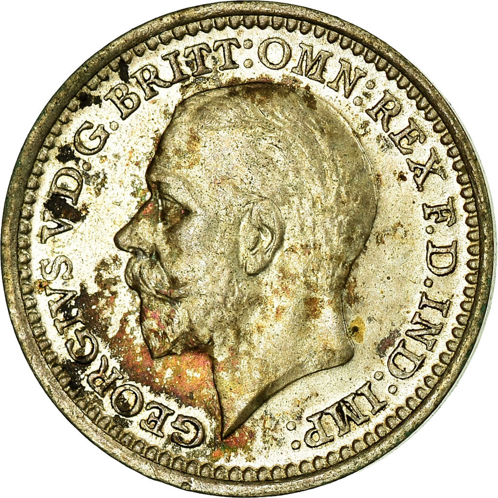 Coin, Great Britain, George V, 2 Pence, 1932, MS(63), Silver, KM:840