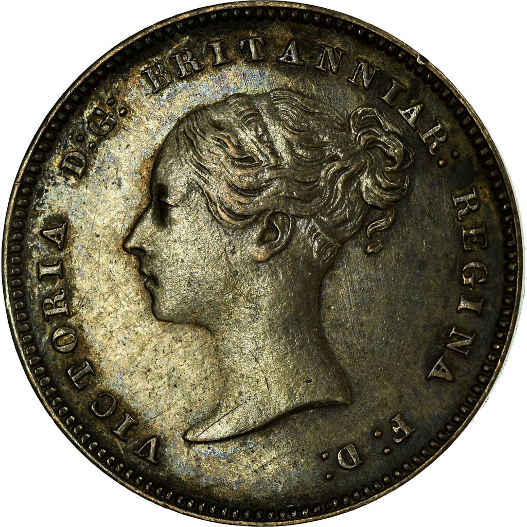 Coin, Great Britain, Victoria, 4 Pence, Groat, 1877, MS(60-62), Silver, KM:732