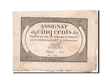 France, Assignat, 500 Livres, 8.2.1794, Dumas, KM:A77