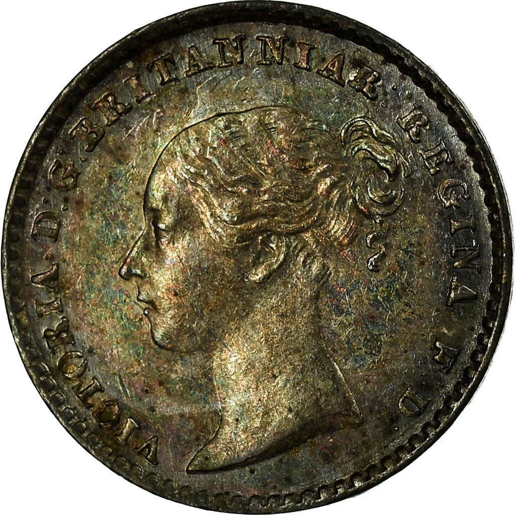 Coin, Great Britain, Victoria, Penny, 1873, MS(63), Silver, KM:727
