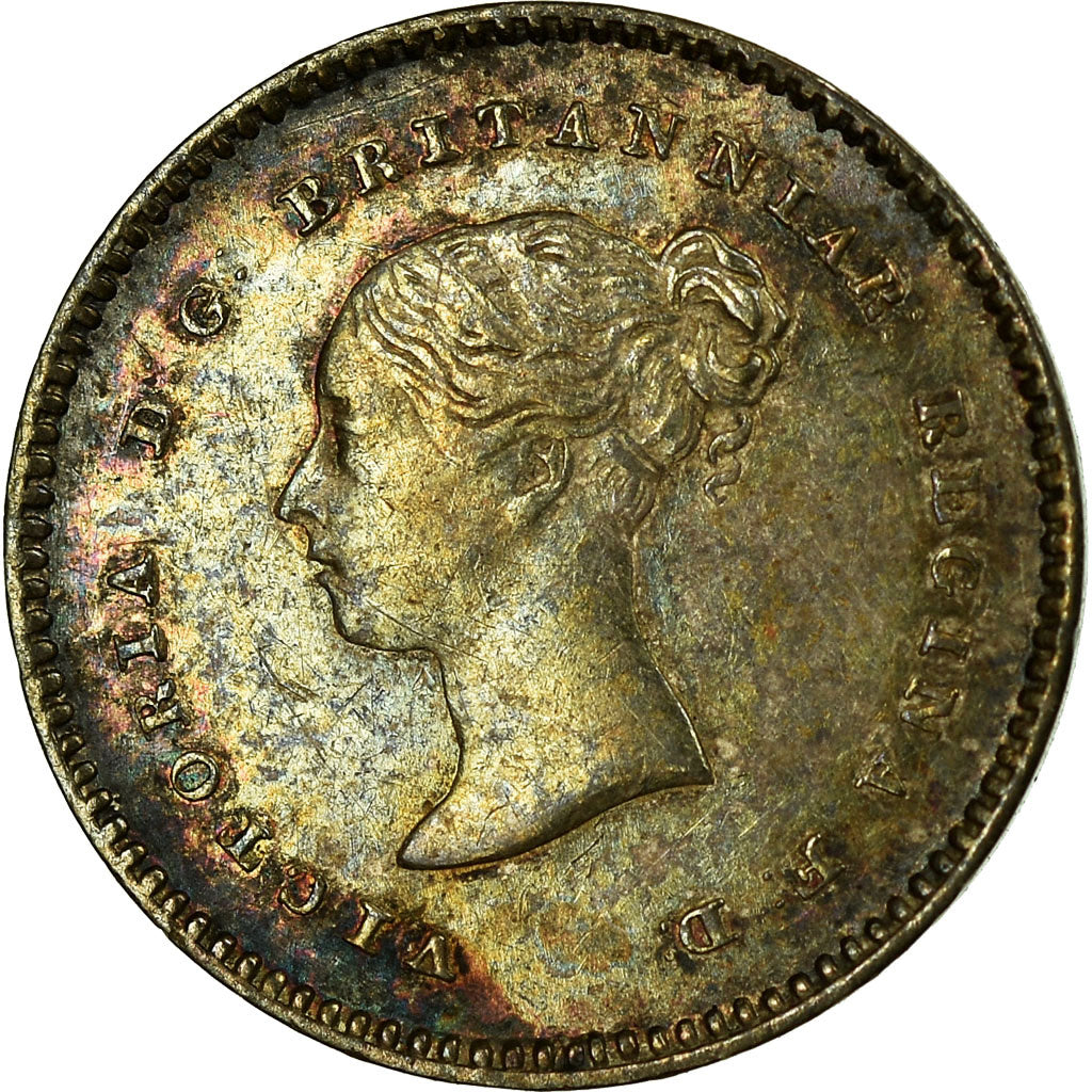 Moneta, Wielka Brytania, Victoria, 2 Pence, 1846, MS(60-62), Srebro, KM:729
