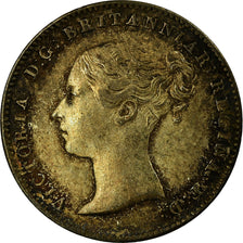 Coin, Great Britain, Victoria, 3 Pence, 1845, AU(55-58), Silver, KM:730