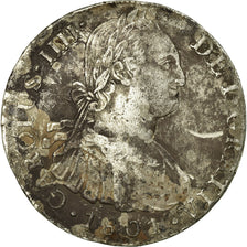Coin, Peru, 8 Reales, 1801, Lima, VF(20-25), Silver, KM:97