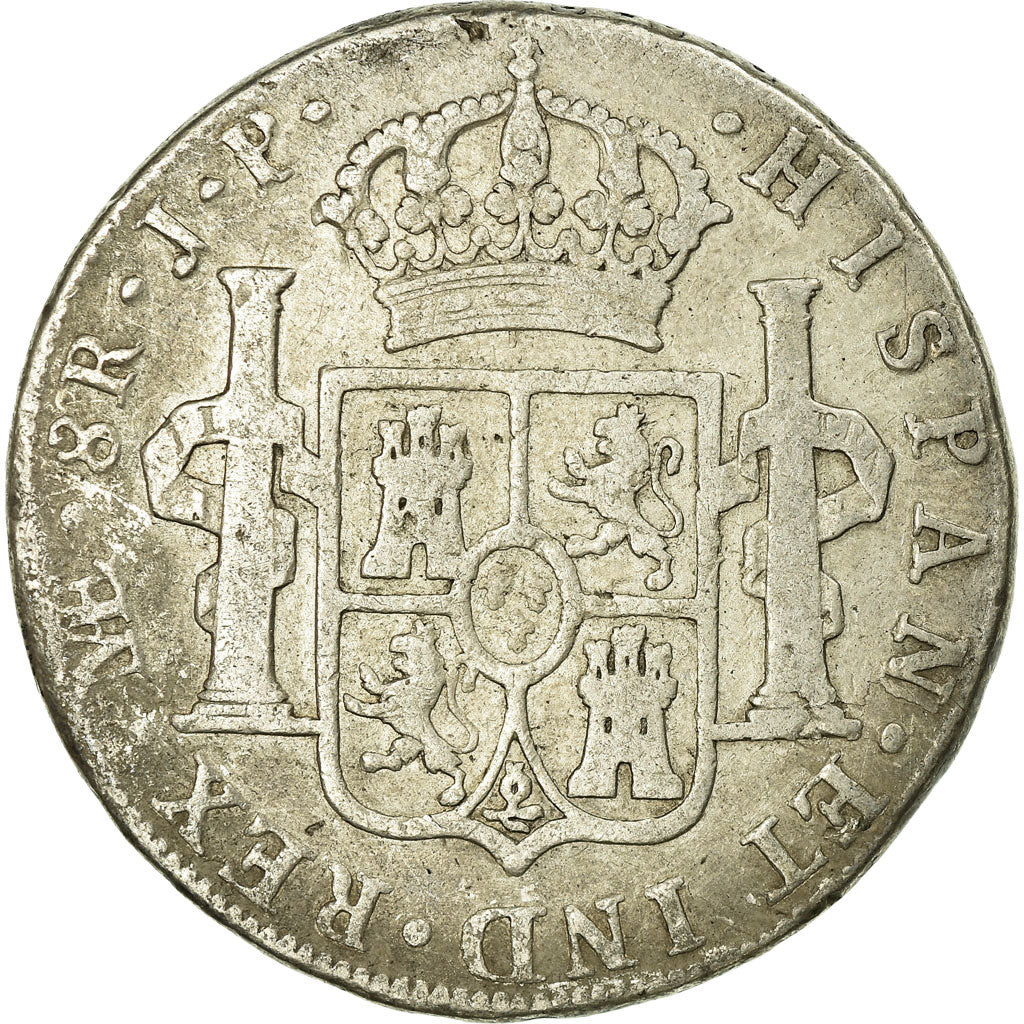 Coin, Peru, 8 Reales, 1808, Lima, VF(20-25), Silver, KM:97