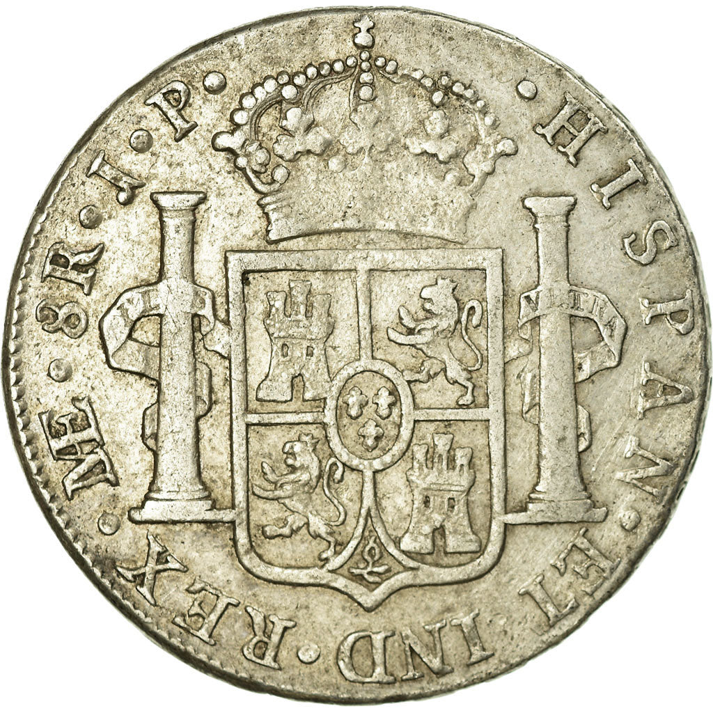 Coin, Peru, 8 Reales, 1820, Lima, VF(30-35), Silver, KM:117.1