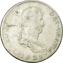 Munten, Mexico, GUADALAJARA, Ferdinand VII, 8 Reales, 1821, Guadalajara, ZG+