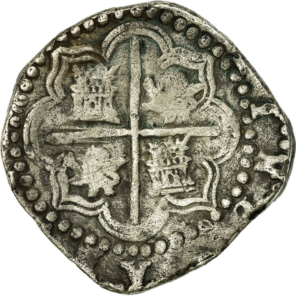 Coin, Bolivia, Philip II, Cob, 8 Reales, Potosi, VF(20-25), Silver