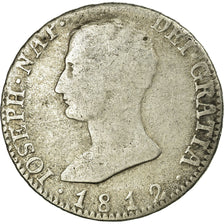 Coin, Spain, Joseph Napolean, 4 Réales, 1812, Madrid, VF(20-25), Silver