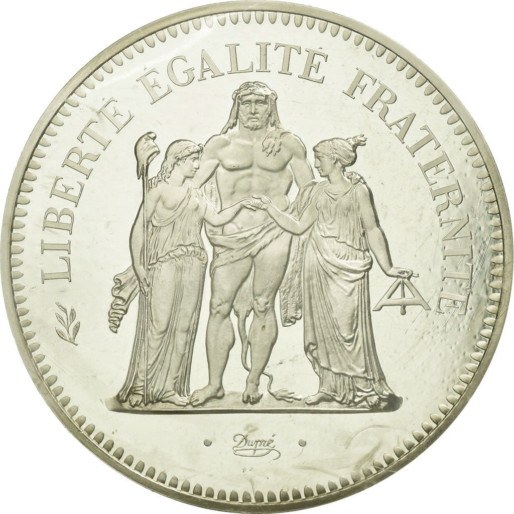 Monnaie, France, Hercule, 50 Francs, 1975, Paris, Piéfort, FDC, Argent
