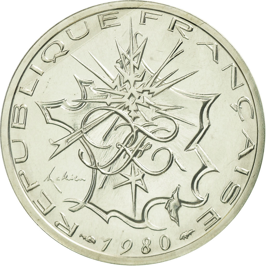 Coin, France, Mathieu, 10 Francs, 1980, Piéfort, MS(65-70), Silver, KM:P507