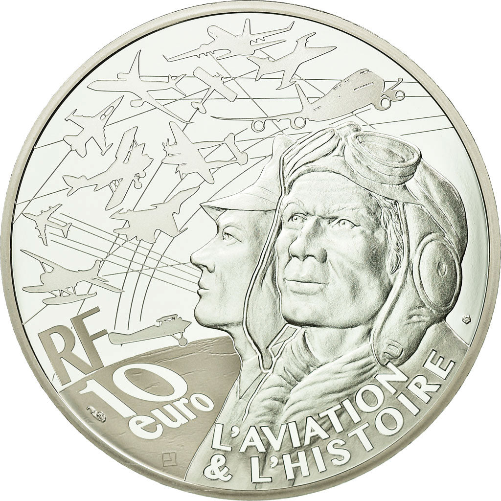 France, Monnaie de Paris, 10 Euro, Concorde, 2019, FDC, Argent