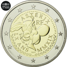 France, Monnaie de Paris, 2 Euro, 60 ans - Astérix, 2019, BE, FDC, Bimetallic