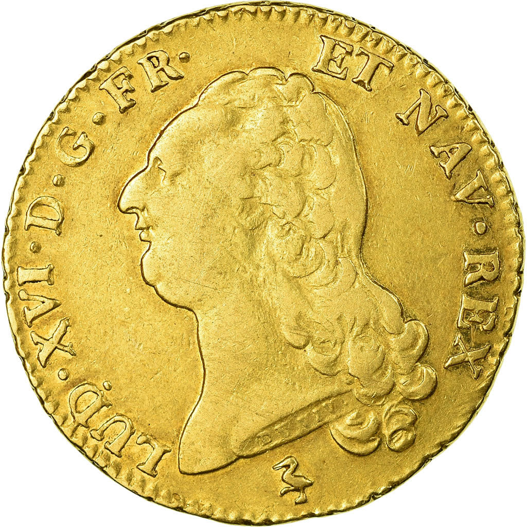 Moneta, Francja, Louis XVI, Double louis d'or à la tête nue, 2 Louis D'or