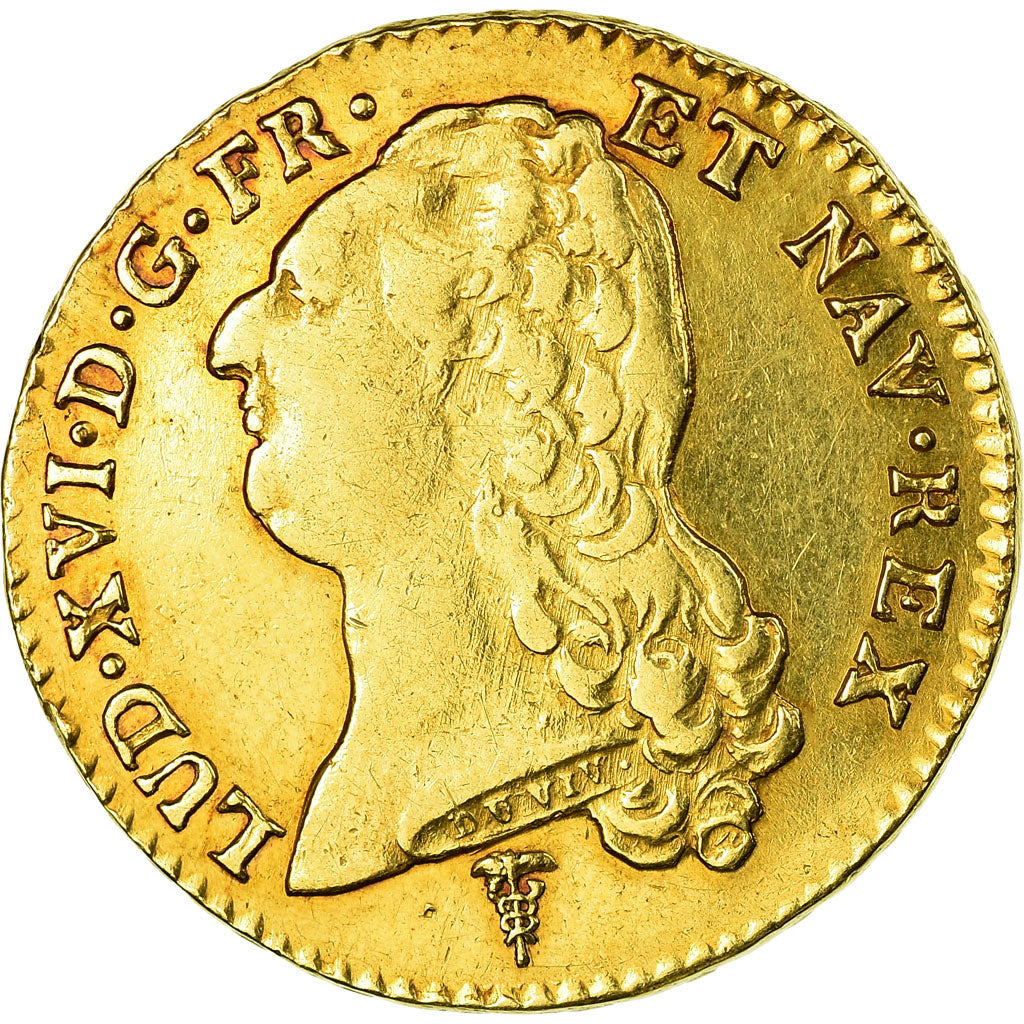 Moneta, Francja, Louis XVI, Double louis d'or à la tête nue, 1789 Bordeaux