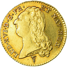 Moneta, Francja, Louis XVI, Double louis d'or à la tête nue, 1789 Bordeaux