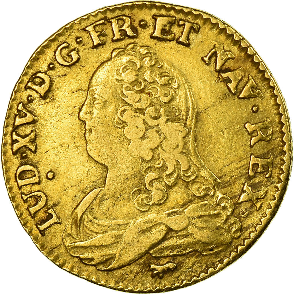 Monnaie, France, Louis XV, Louis d'or aux lunettes, Louis d'Or, 1726, Paris