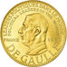 France, Medal, Charles De Gaulle, 1980, MS(63), Gold