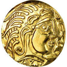Moneta, Parisii, medaglia, Refrappe Stater, SPL, Oro