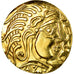Coin, Parisii, Medal, Refrappe Stater, MS(63), Gold