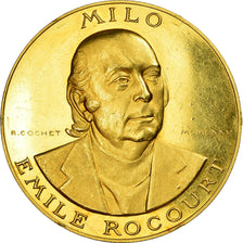 France, Médaille, Milo Emile Rocourt - Guerre 1939-1945, 1975, Cochet, SUP, Or