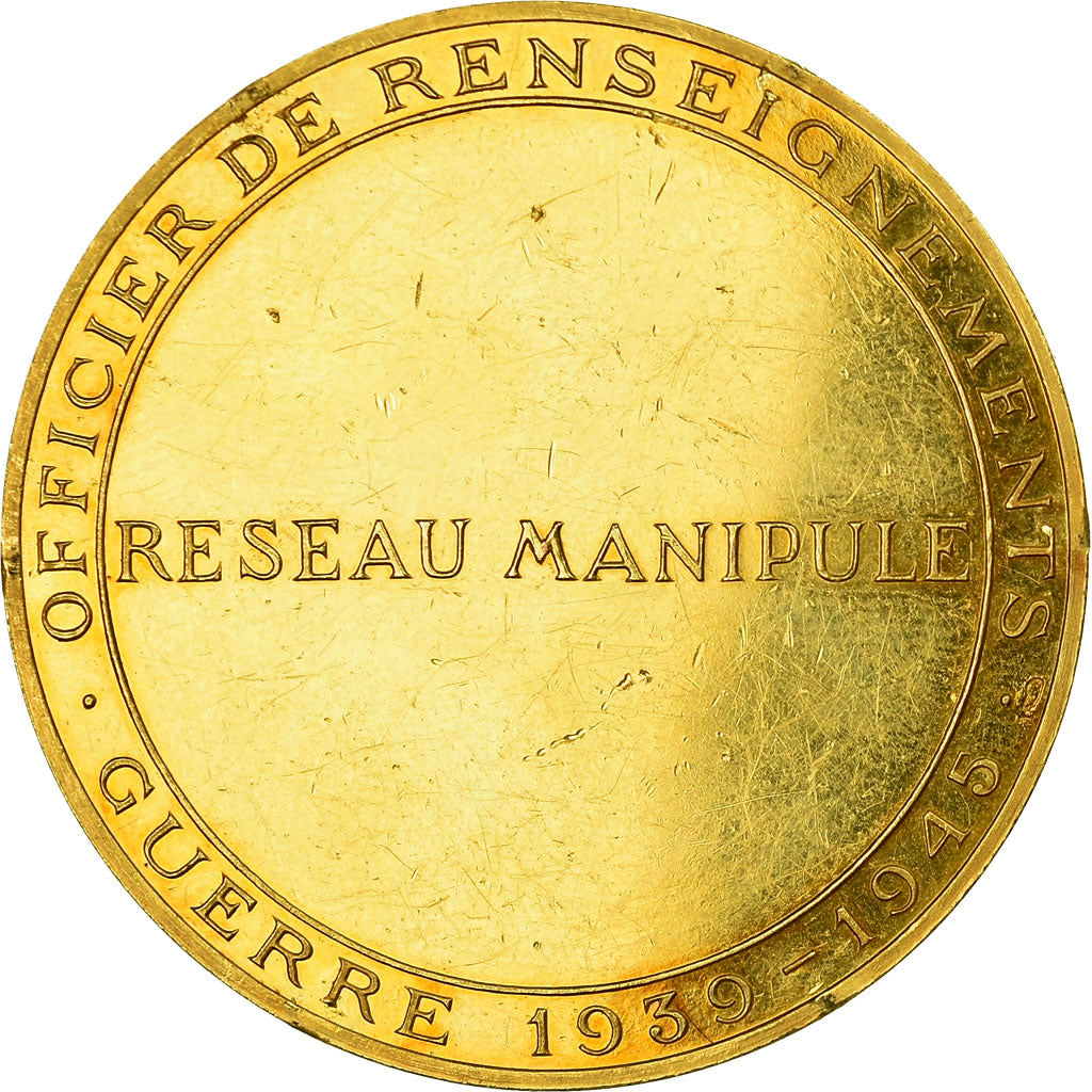 France, Médaille, Milo Emile Rocourt - Guerre 1939-1945, 1975, Cochet, SUP, Or